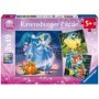Puzzle Alba Ca Zapada, Cenusareasa Si Ariel, 3X49 Piese Ravensburger - 2